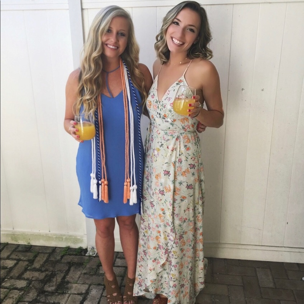 Floral Maxi Wrap Dress